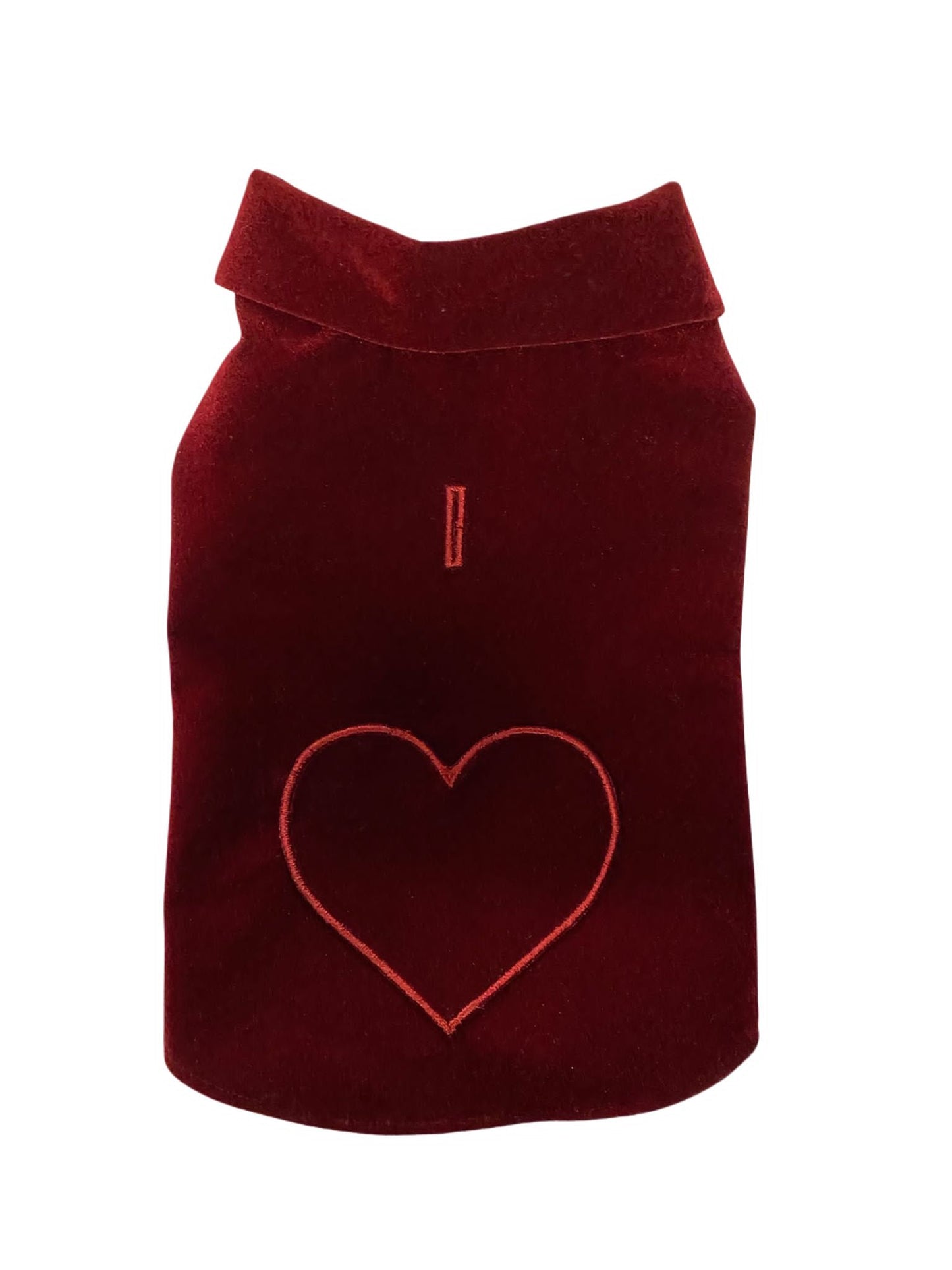 MERPAWW DOG MAROON VELVET SHIRT