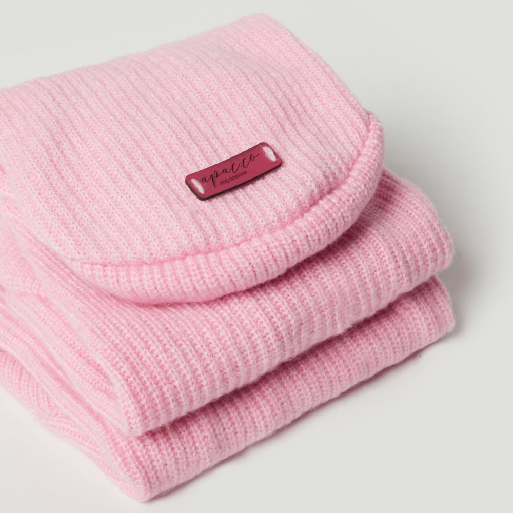 PINK ZIPPERED DOG SWEATER