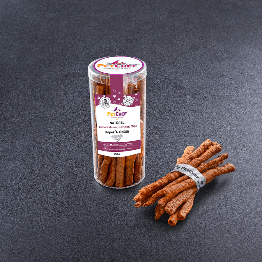 PetChef Köpek Füme Kalamar & Karides Cips