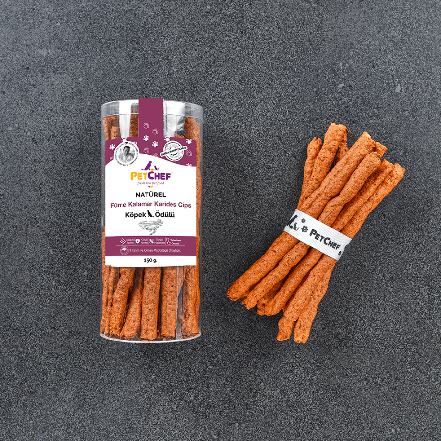 PetChef Köpek Füme Kalamar & Karides Cips