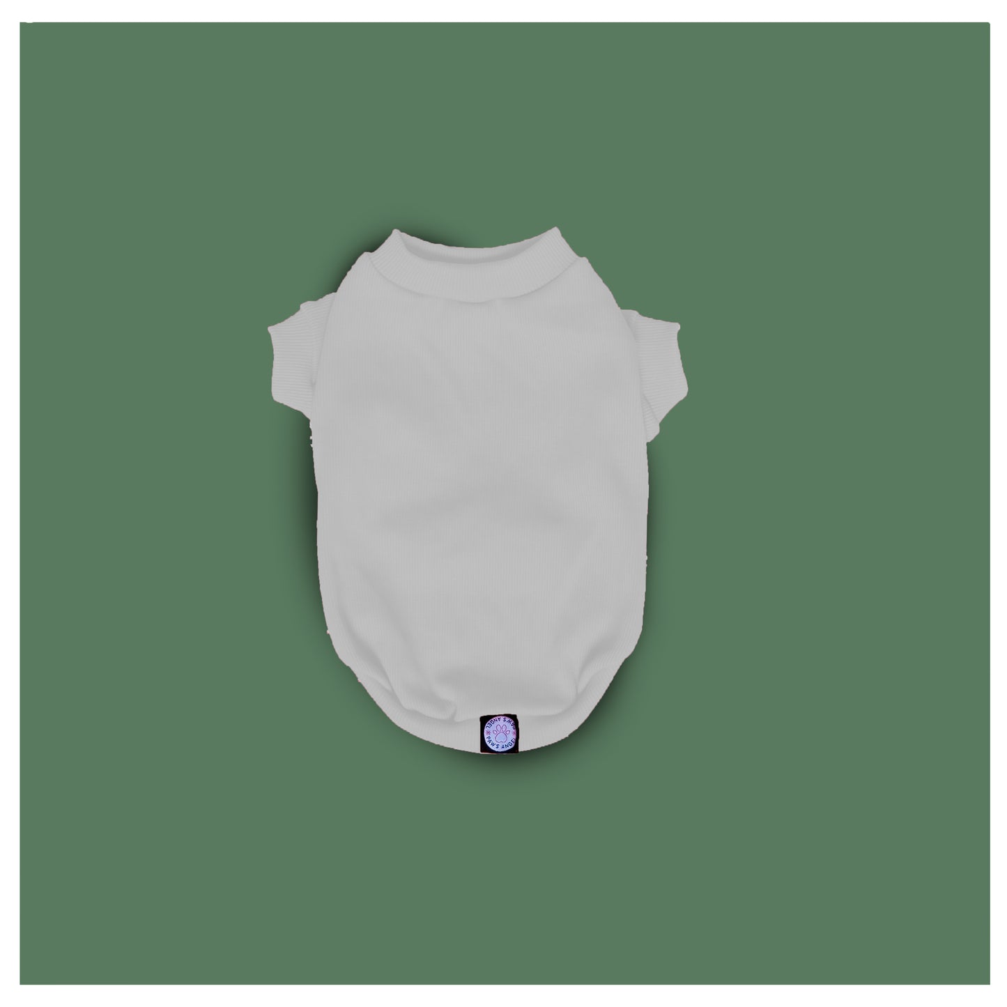 ECRU SLEEVE DOG T-SHIRT
