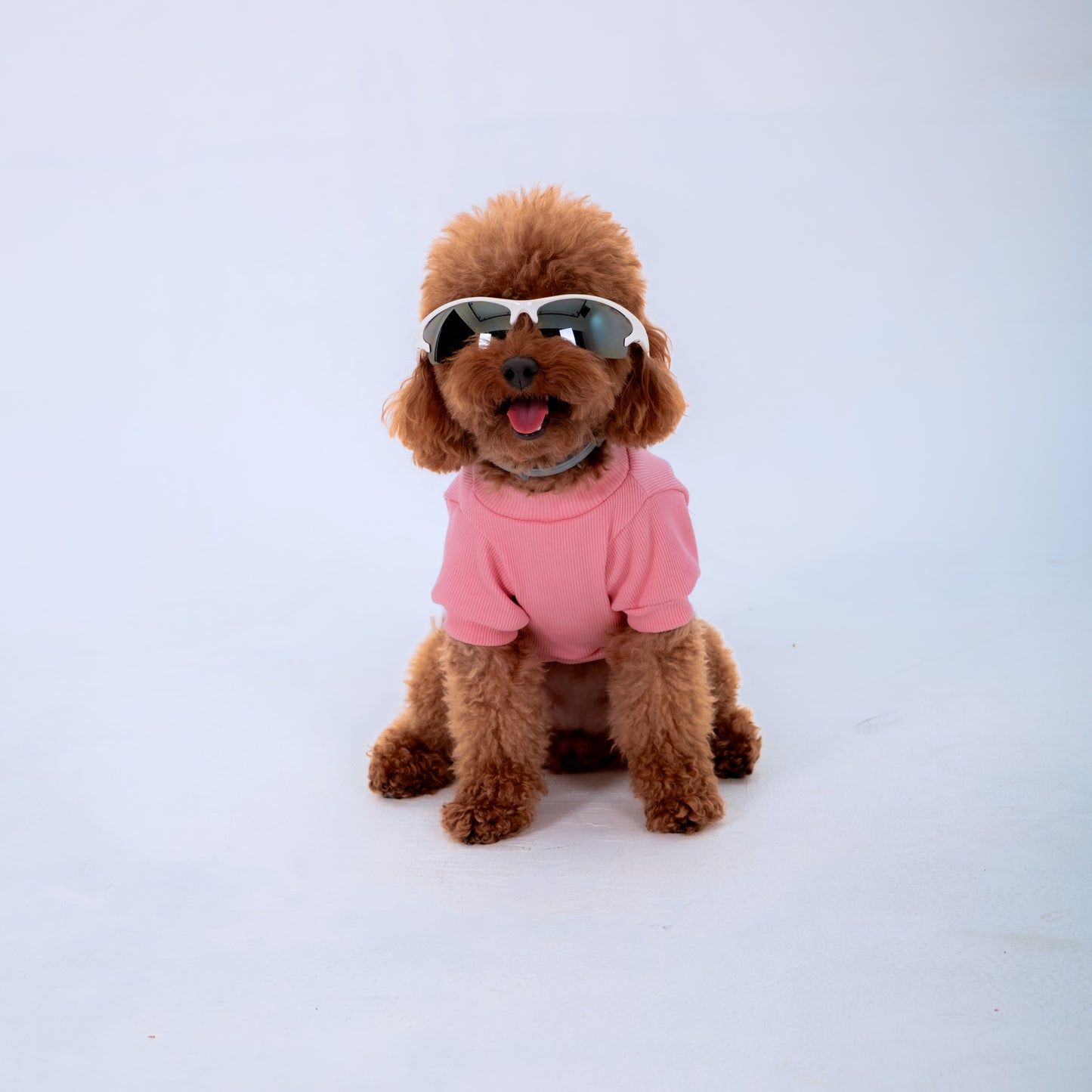 PINK SLEEVE DOG T-SHIRT