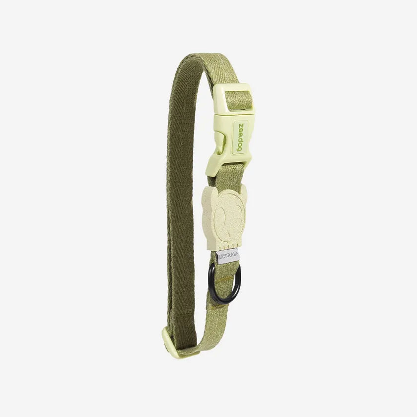 Zee.Dog Naturals Moss Dog Collar
