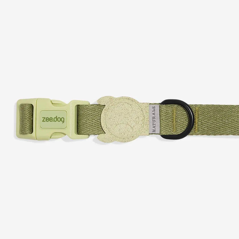 Zee.Dog Naturals Moss Dog Collar