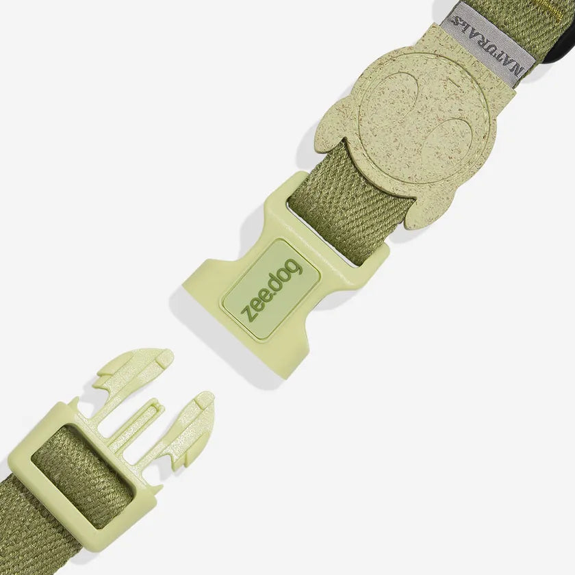 Zee.Dog Naturals Moss Dog Collar