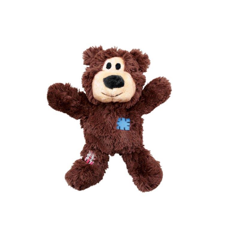 KONG KNOTS BEAR DOG TOY SM COFFEE