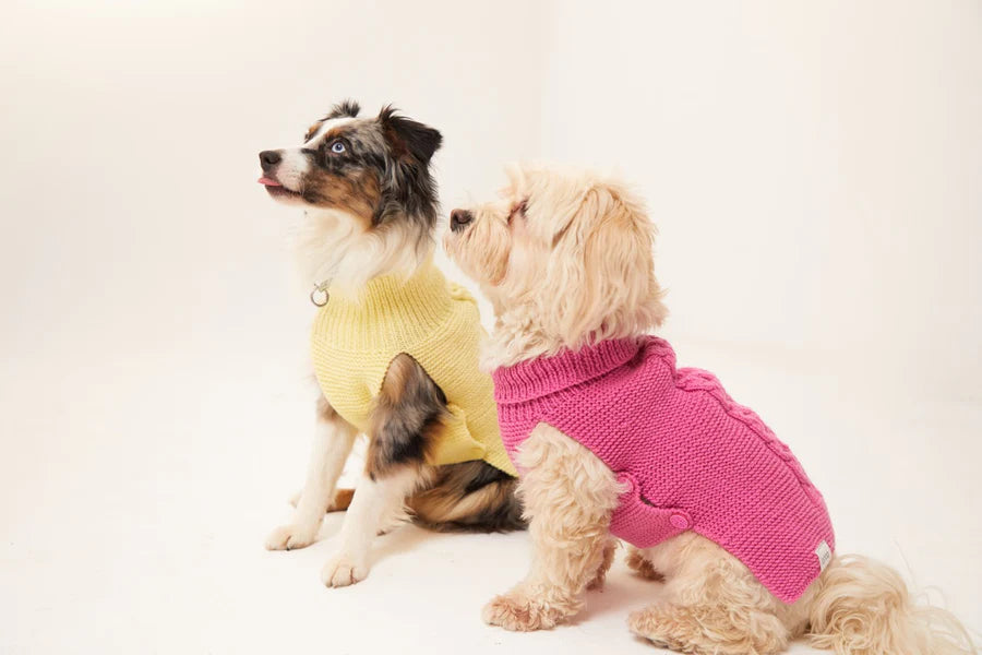 Verona Dog Sweater - Pink