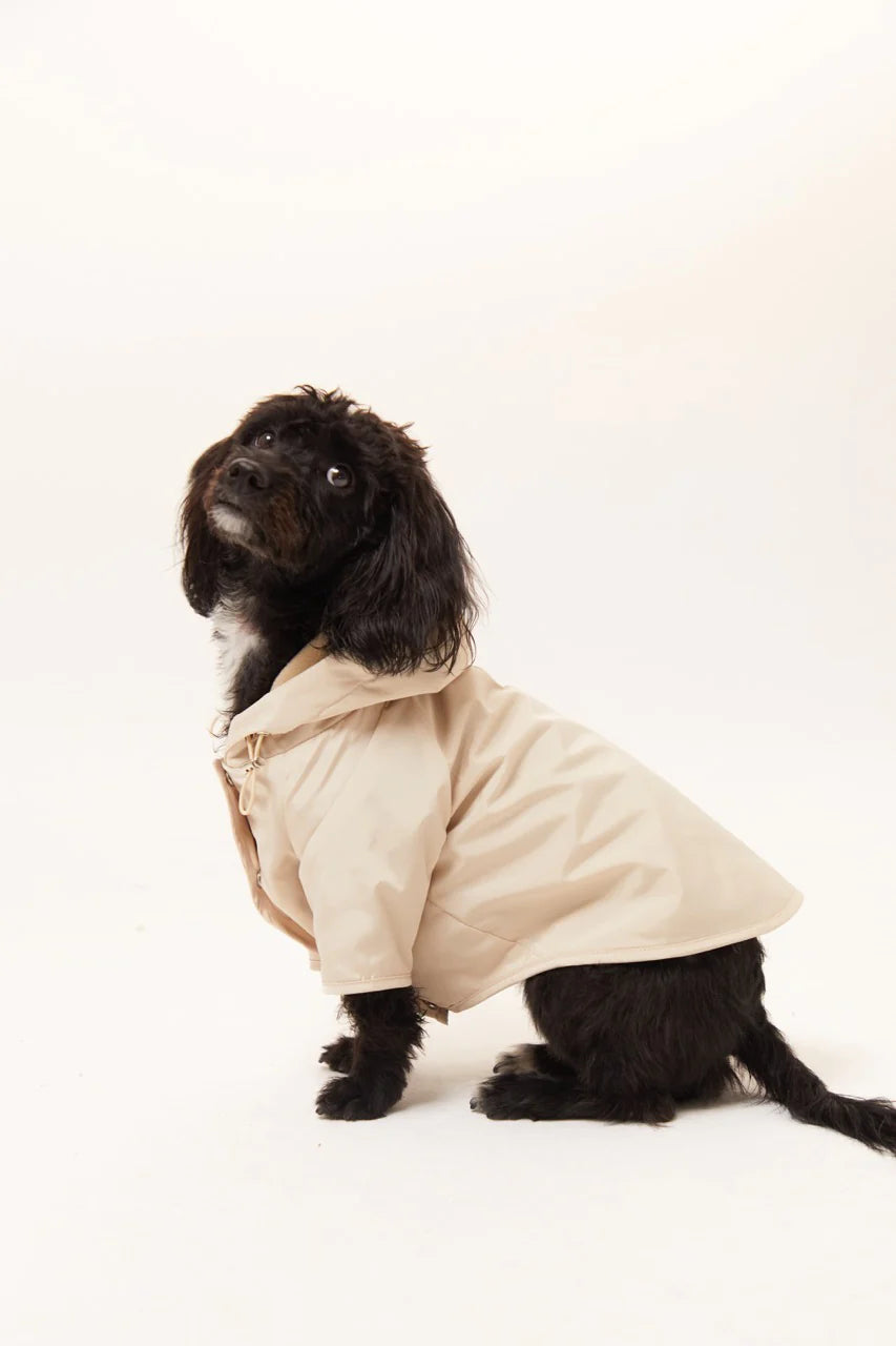 Torino Dog Raincoat - Beige
