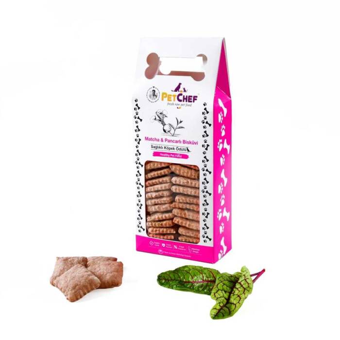 PetChef Matcha Pancarlı Köpek Bisküvi (230 Gr)