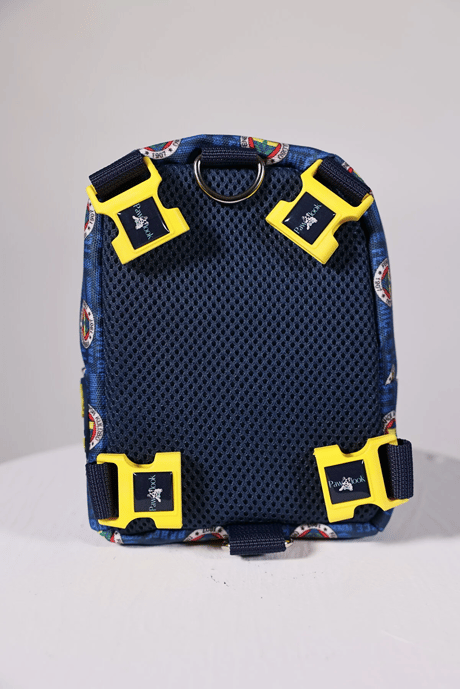 Pawlook Dog Harness Backpack Licensed with Fenerbahce Writing