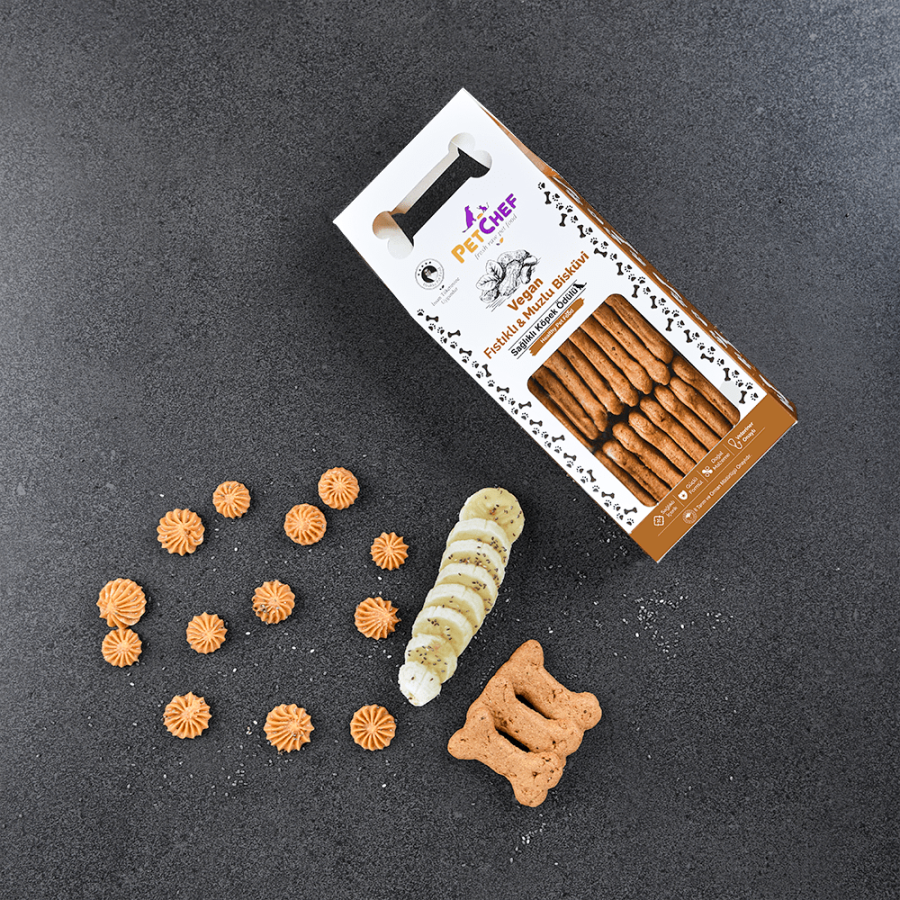 PetChef Dog Vegan Peanut Butter & Banana Biscuits