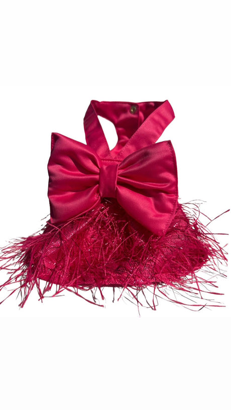RED PARTY DOG DRESS
