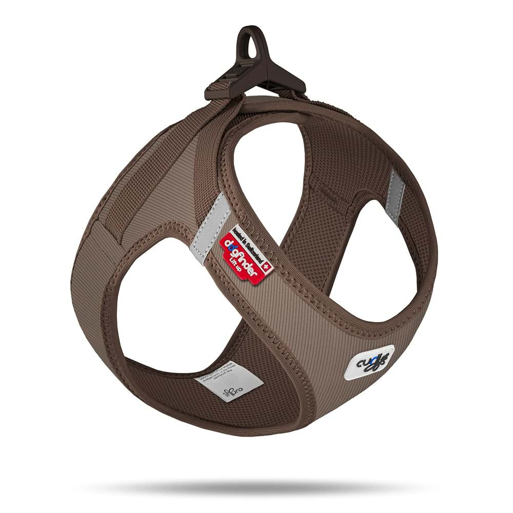 CURLI VEST HARNESS CURLI CLASP CORD BROWN GÖĞÜS TASMASI