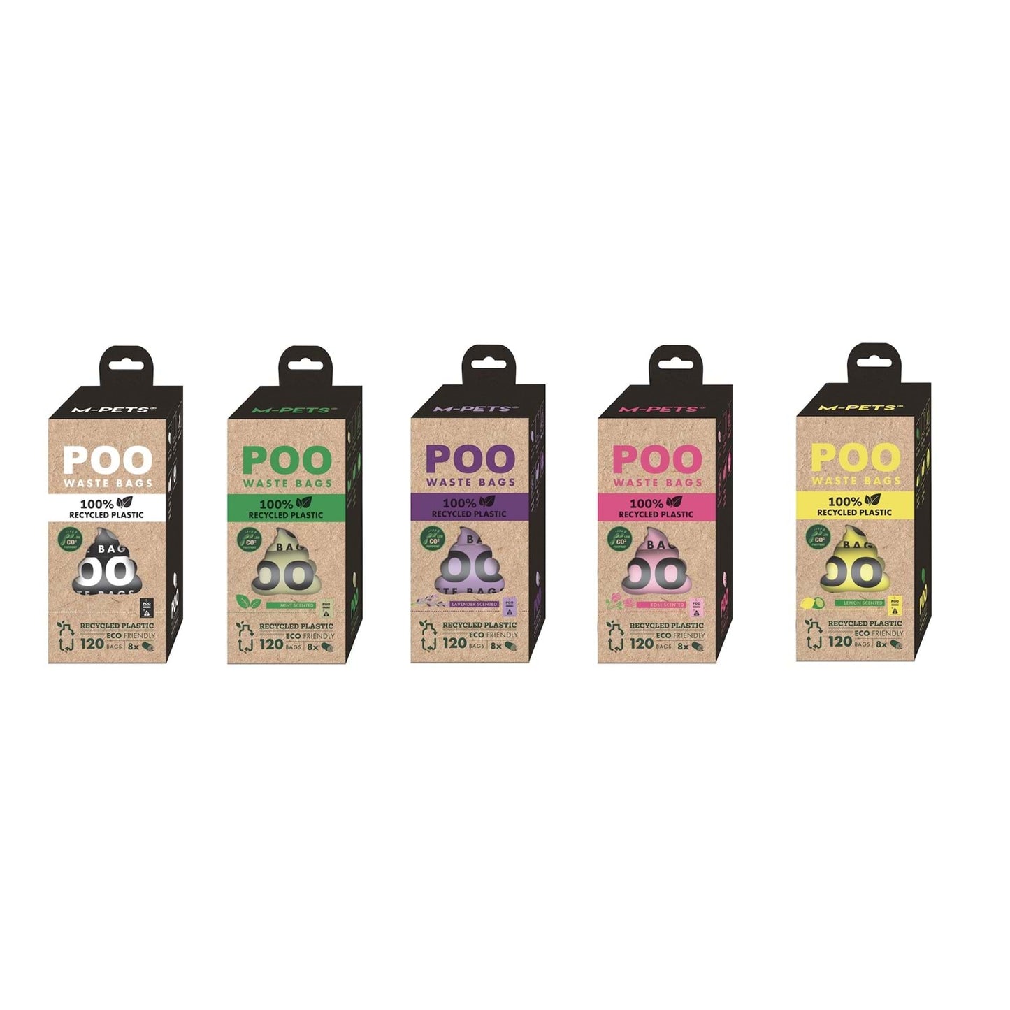 M-PETS POO 100% RECYCLED DIŞKI POŞETİ KOKULU