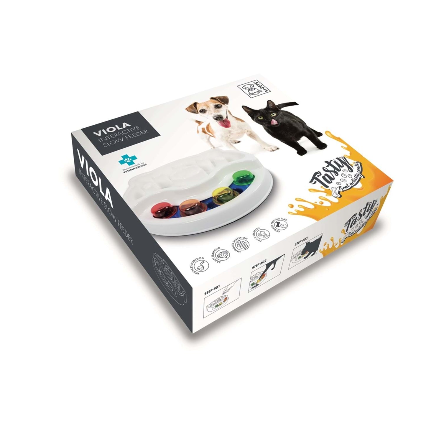 M-PETS TASTY VIOLA İNTERAKTİF MAMA KABI