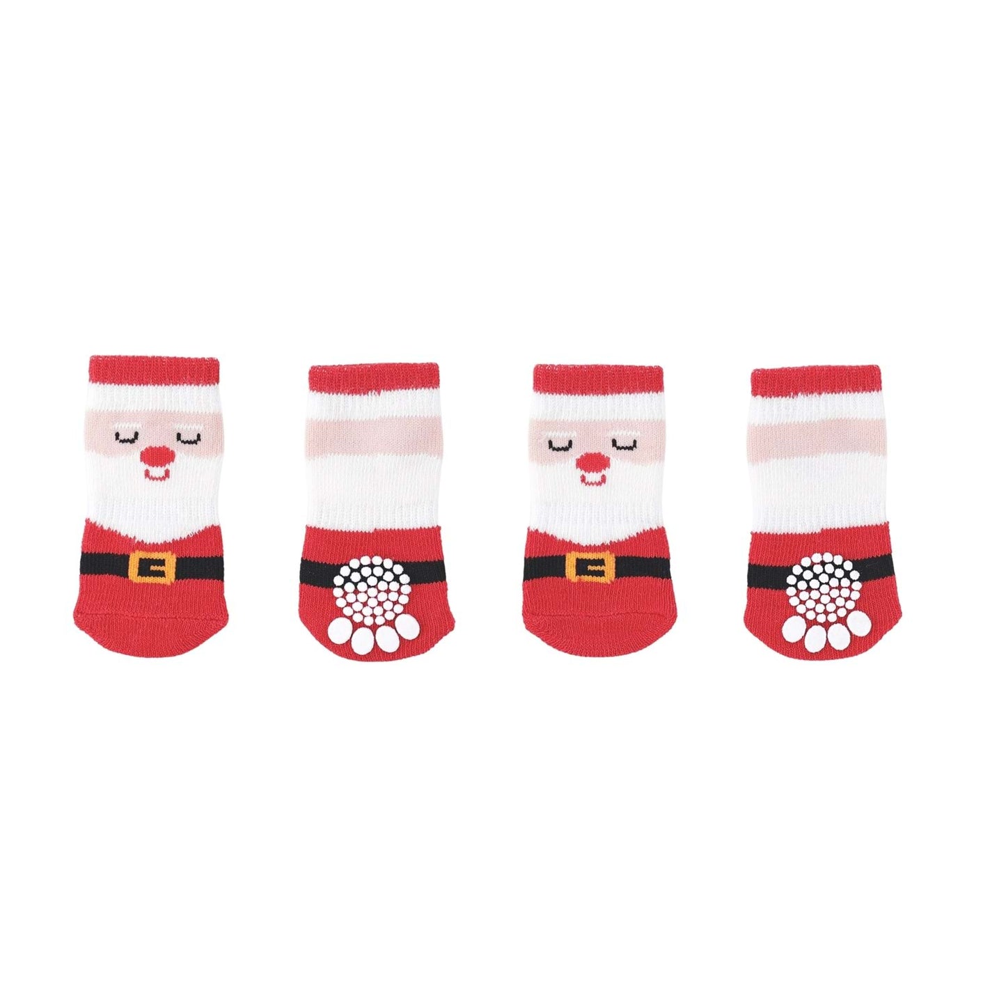 M-PETS CHRISTMAS SANTA KAYMAZ TABANLI ÇORAP