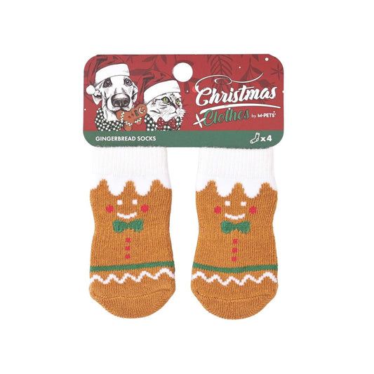 M-PETS CHRISTMAS GINGERBREAD KAYMAZ TABANLI ÇORAP