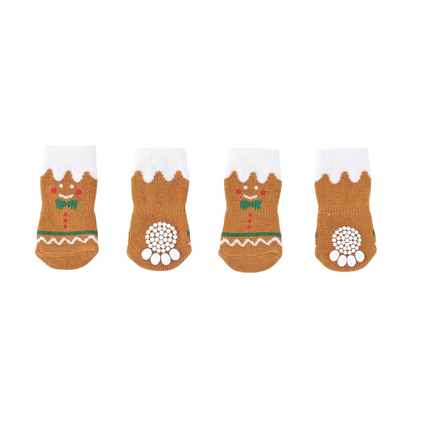 M-PETS CHRISTMAS GINGERBREAD KAYMAZ TABANLI ÇORAP