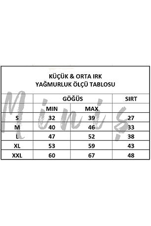 MINIS NEON STRIP YAĞMURLUK