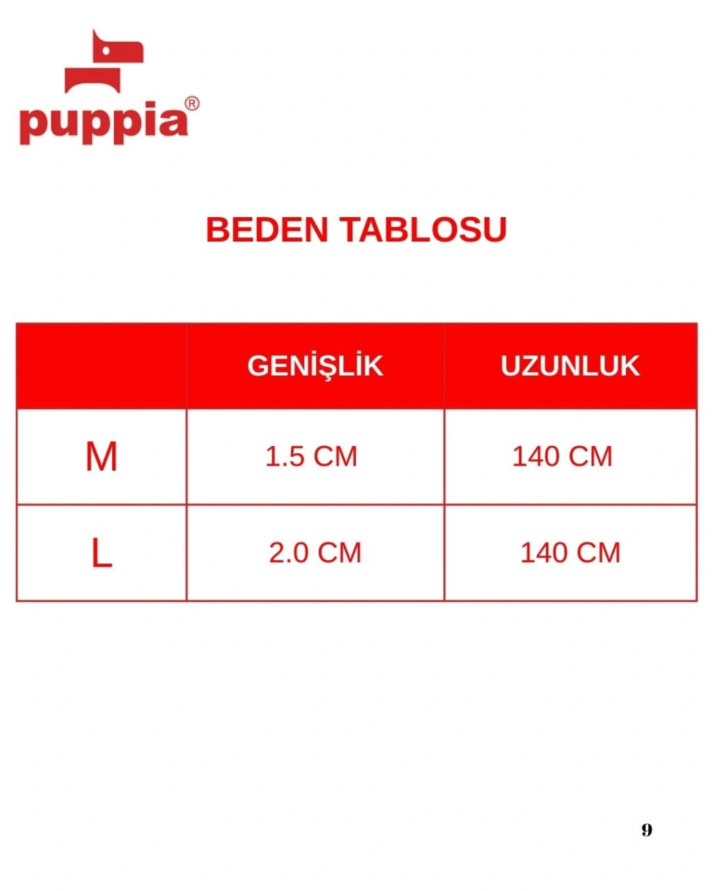 PUPPIA BOTANICAL LEAD KÖPEK GEZDİRME KAYIŞI – BEJ L