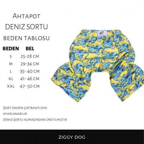 DOG SHORTS SWIMSUIT OCTOPUS 