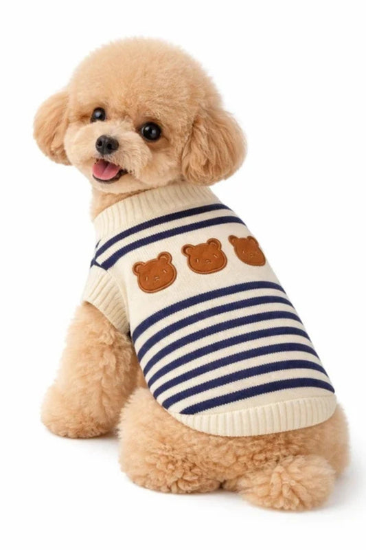 DOLCEPETS AYICIKLI MAVİ KÖPEK KAZAK