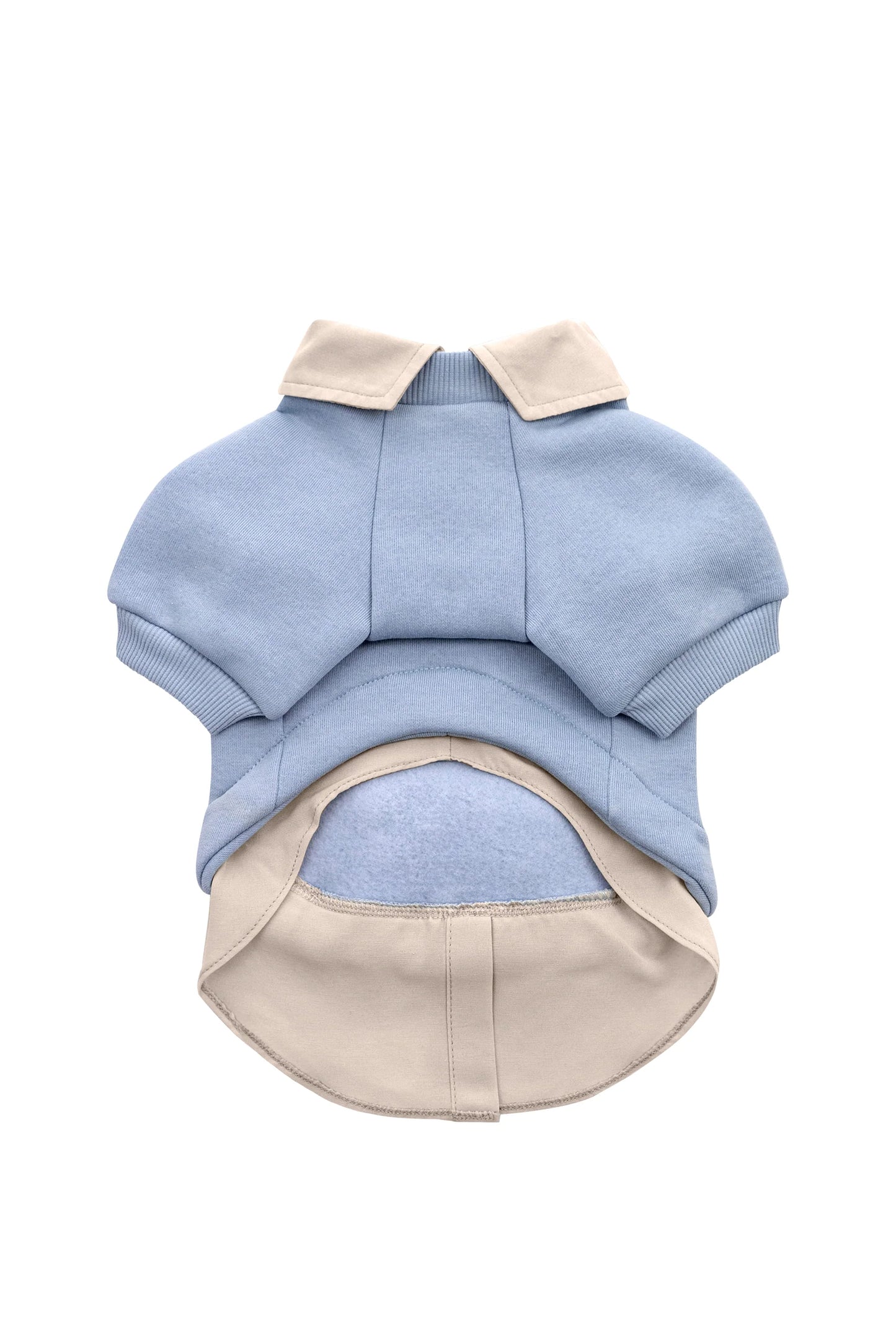 FOURAMOUR Bebek Mavisi Köpek Sweatshirtü “Prof Dog”