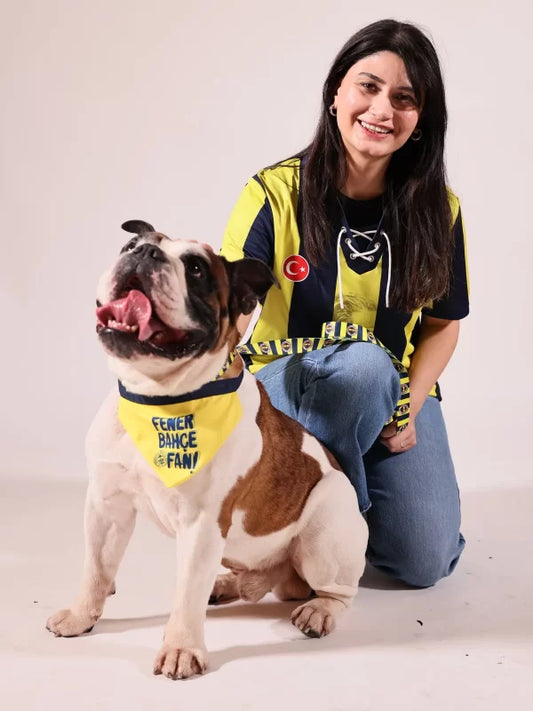 Fenerbahçe Lisanslı Pet Bandana, Köpek Bandanası