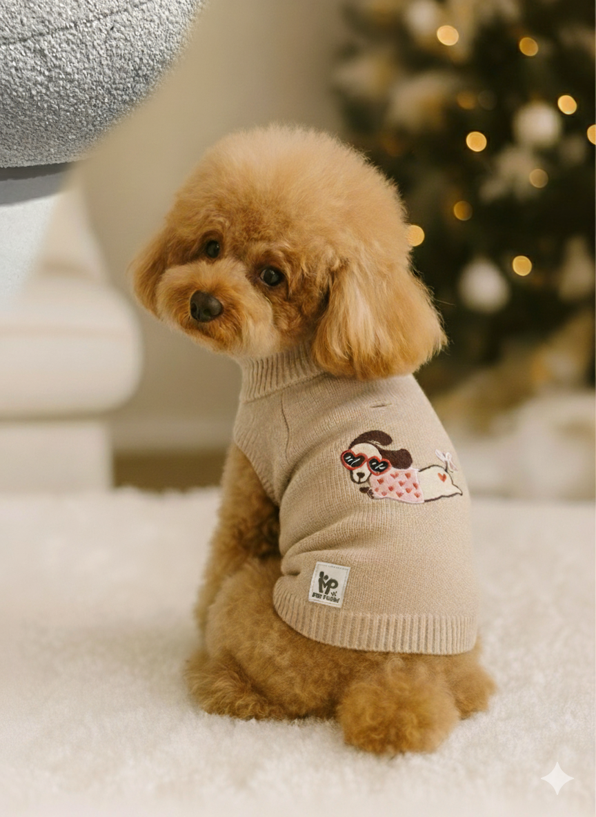 MERPAWW BEJ PİNKHEART KÖPEK KAZAK