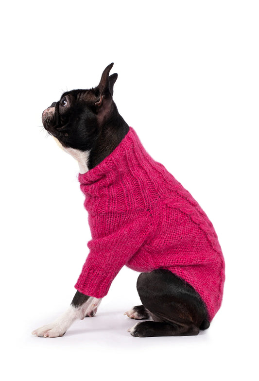 FOURAMOUR FUŞYA ÖRGÜLÜ KÖPEK KAZAK