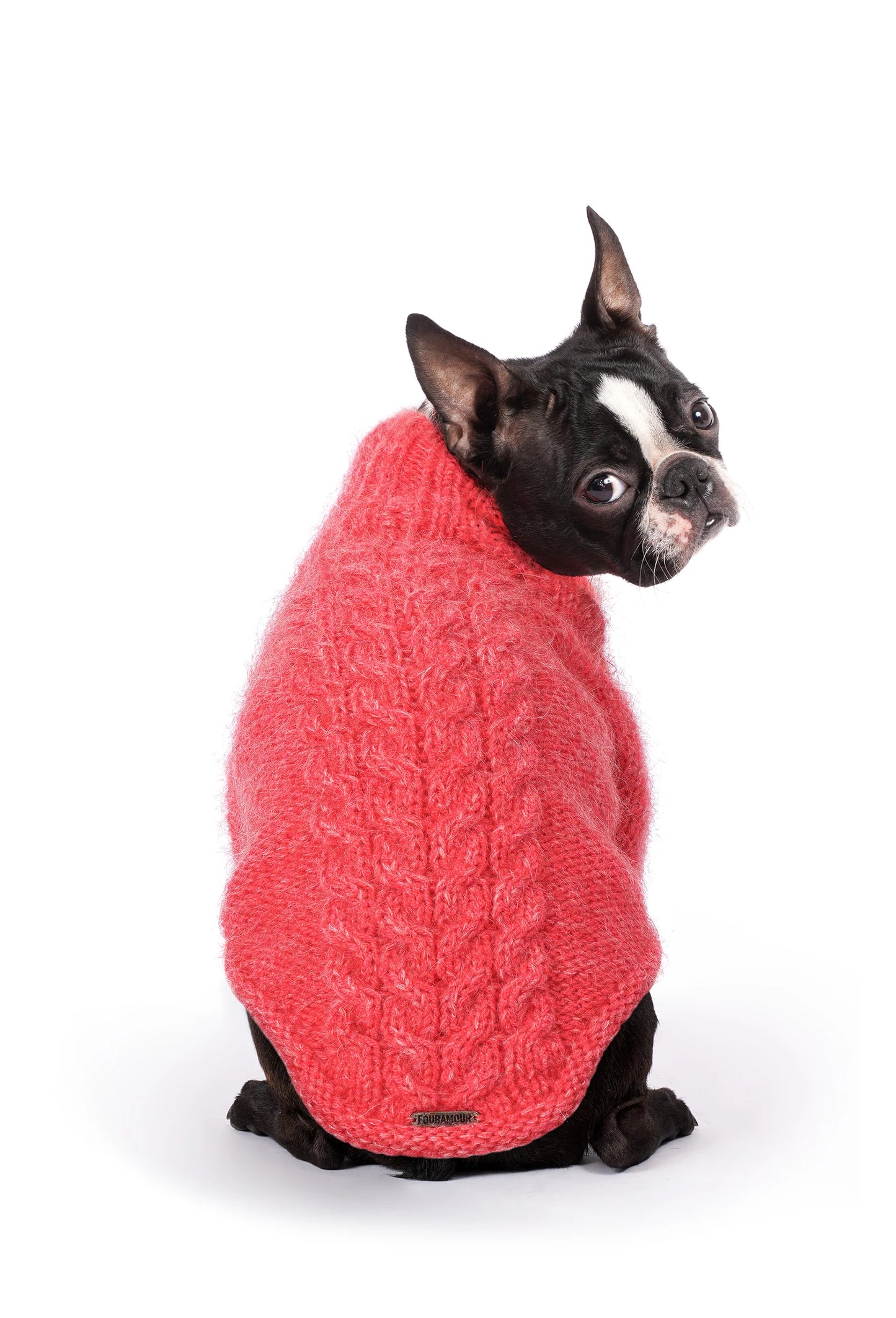 FOURAMOUR NAR ÇİÇEĞİ ÖRGÜLÜ KÖPEK KAZAĞI