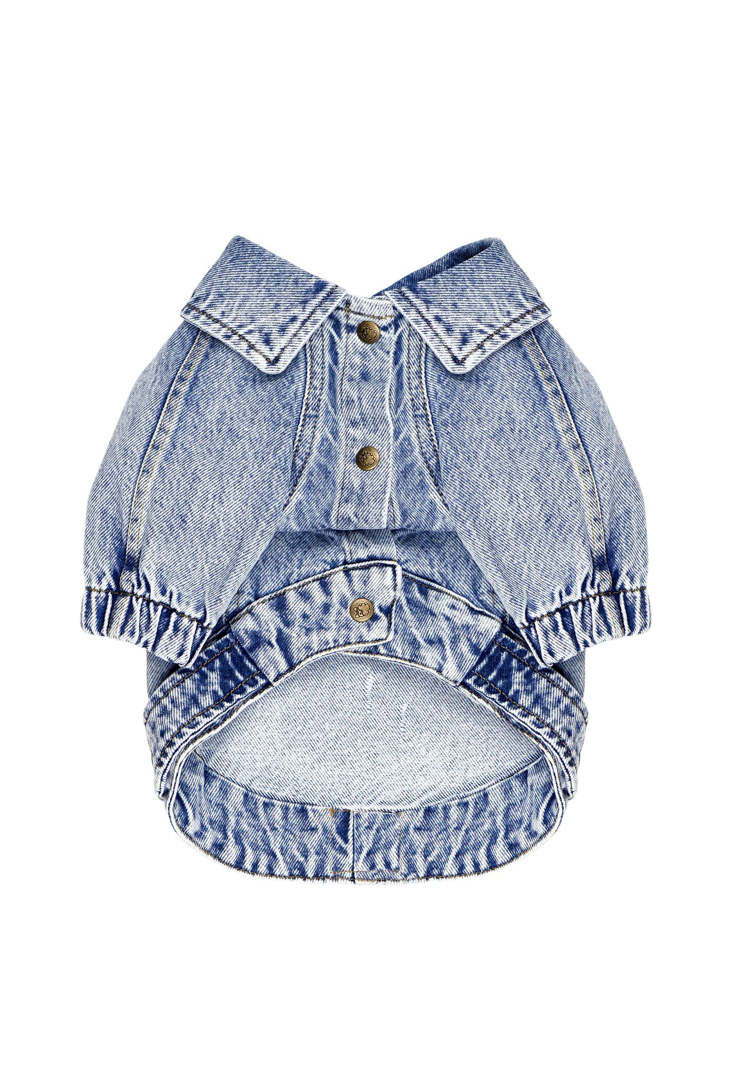 FOURAMOUR Açık Kar Yıkama Denim Köpek Ceketi “Rodeo”