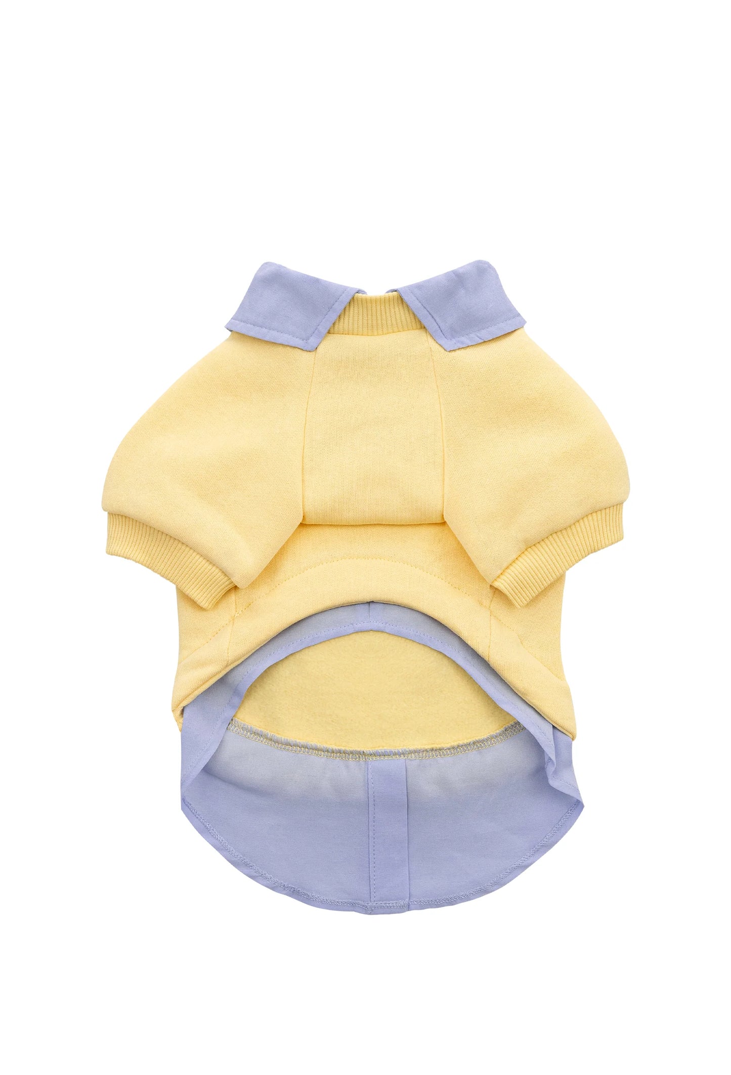 FOURAMOUR Açık Sarı Köpek Sweatshirtü “Puzzle”
