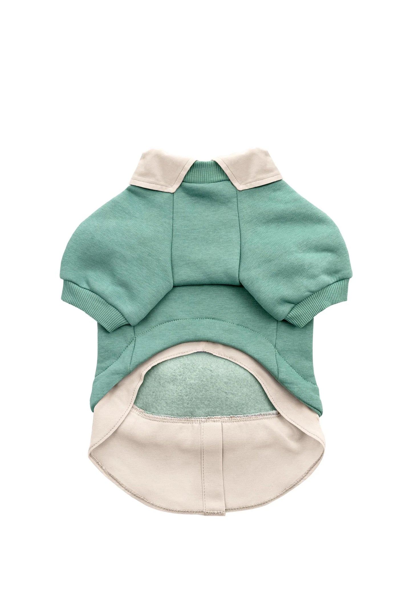 FOURAMOUR Su Yeşili Köpek Sweatshirtü “Woof”