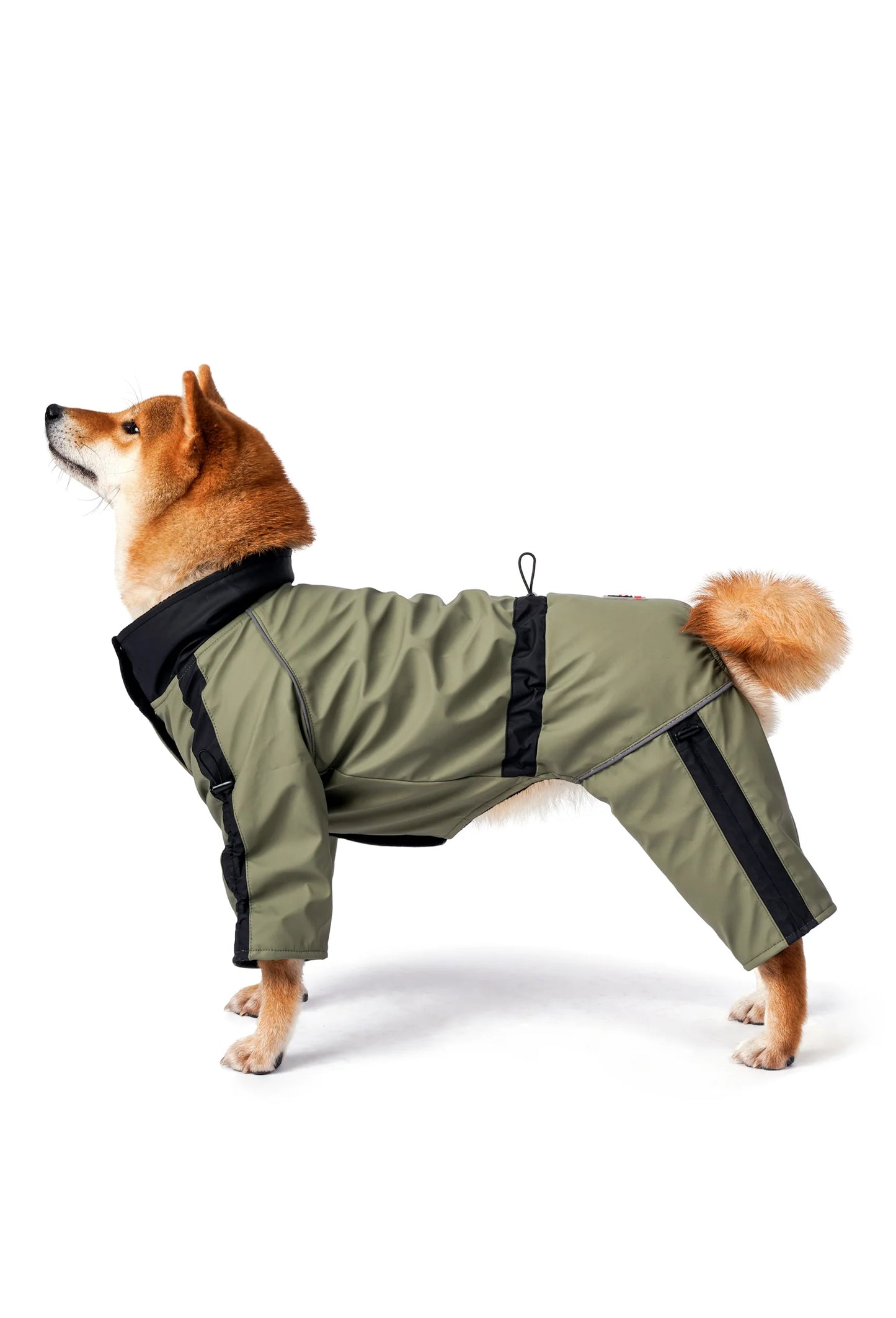 FOURAMOUR SU GEÇİRMEZ HAKİ KÖPEK TULUM