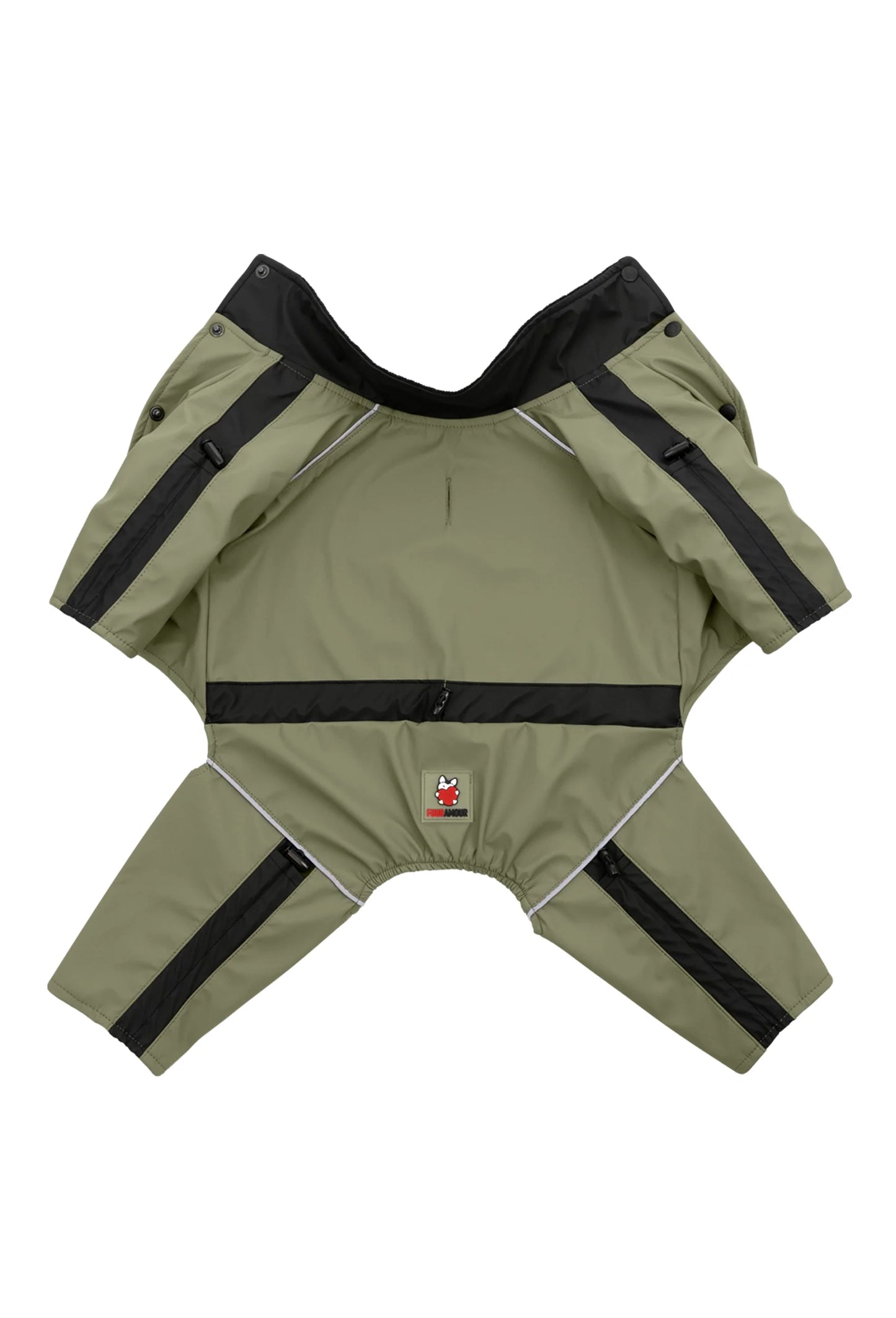 FOURAMOUR SU GEÇİRMEZ HAKİ KÖPEK TULUM