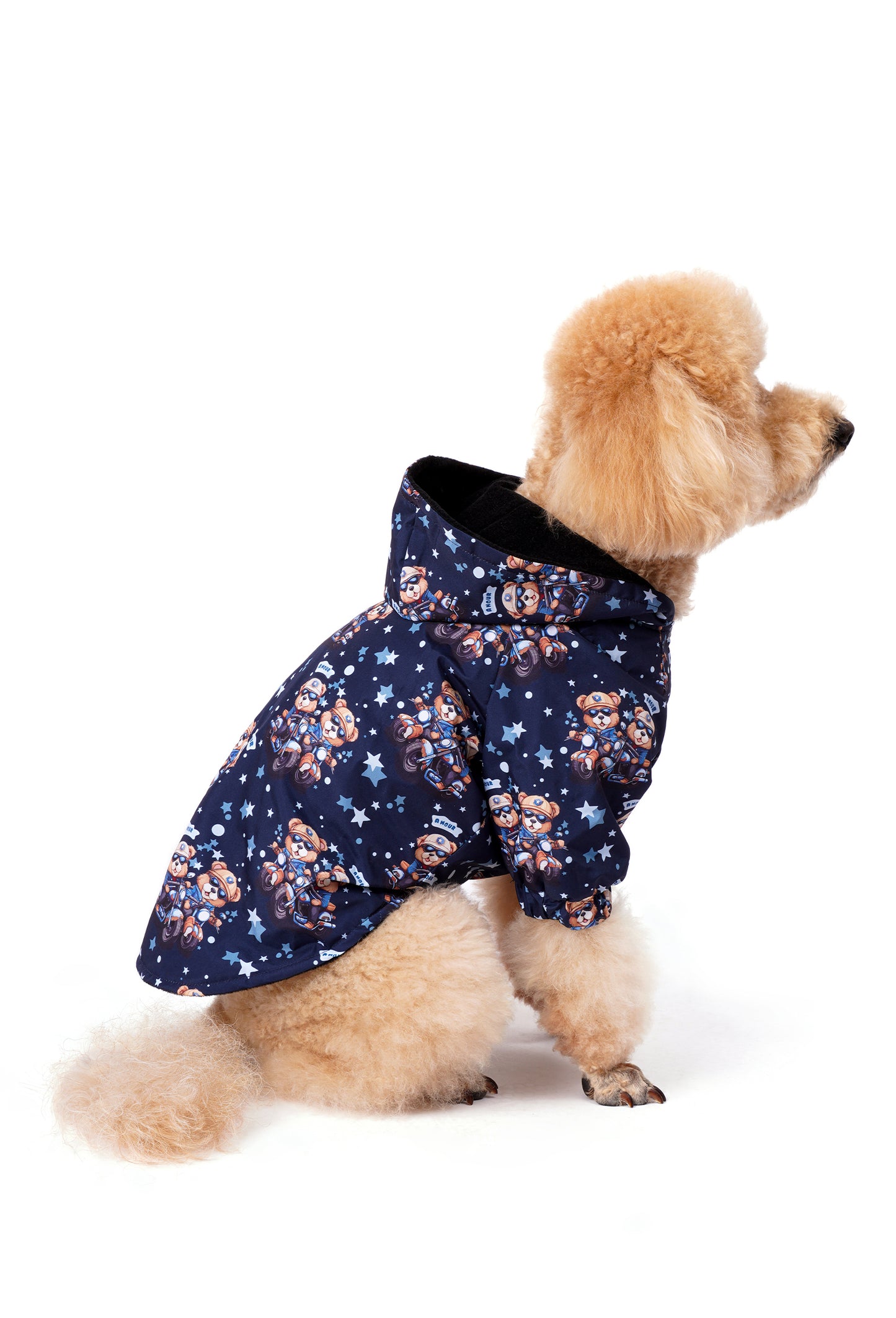 FOURAMOUR POLARLI BIKER TEDDY KÖPEK YAĞMURLUK