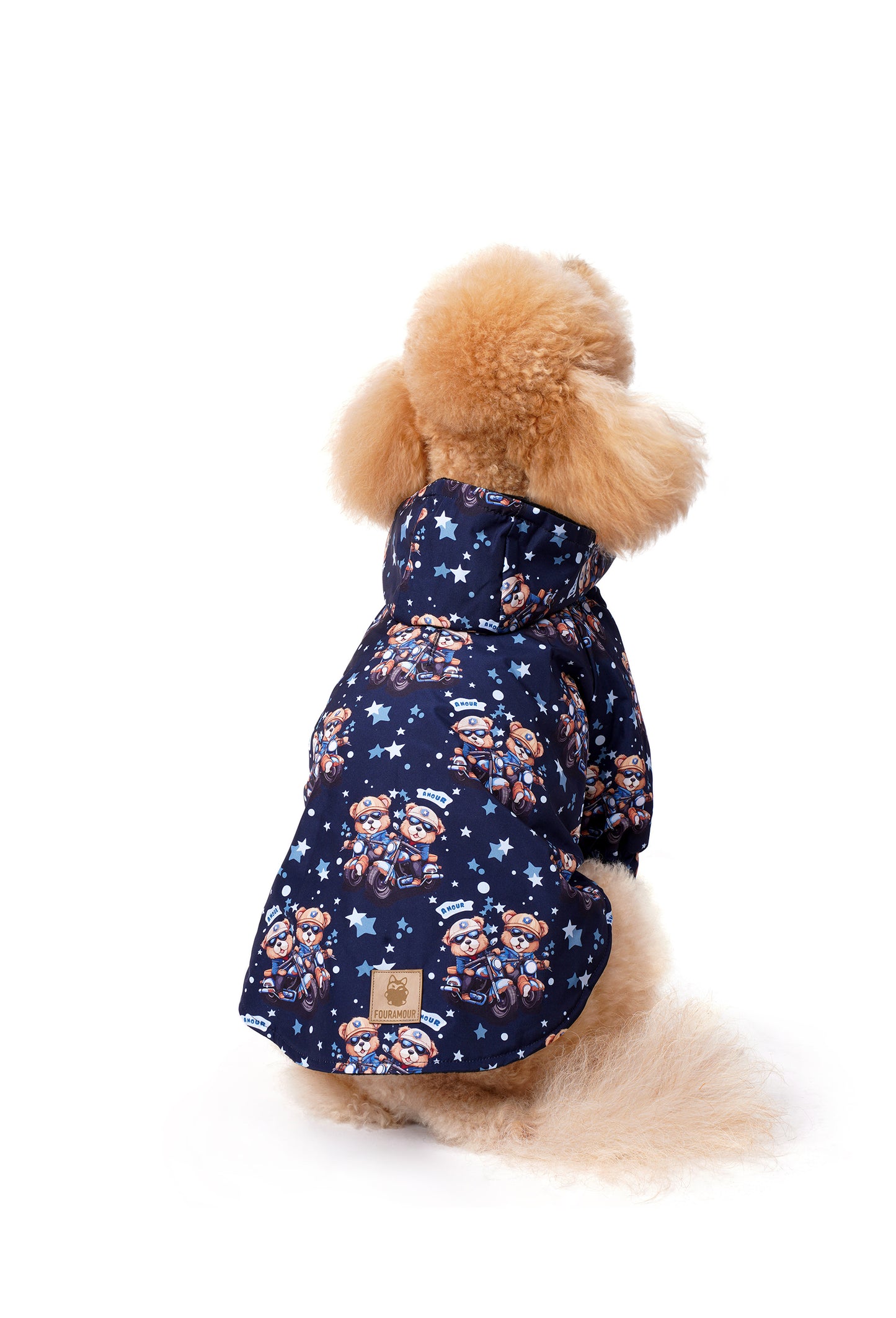 FOURAMOUR POLARLI BIKER TEDDY KÖPEK YAĞMURLUK