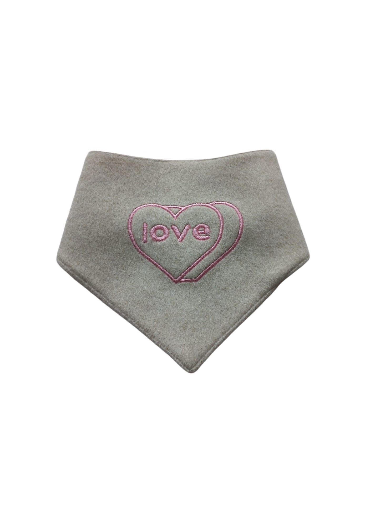 MERPAWW KÖPEK EKRU LOVE BANDANA