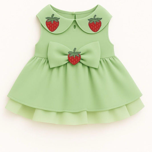 MERPAWW MINT STRAWBERRY PATTERNED DOG DRESS