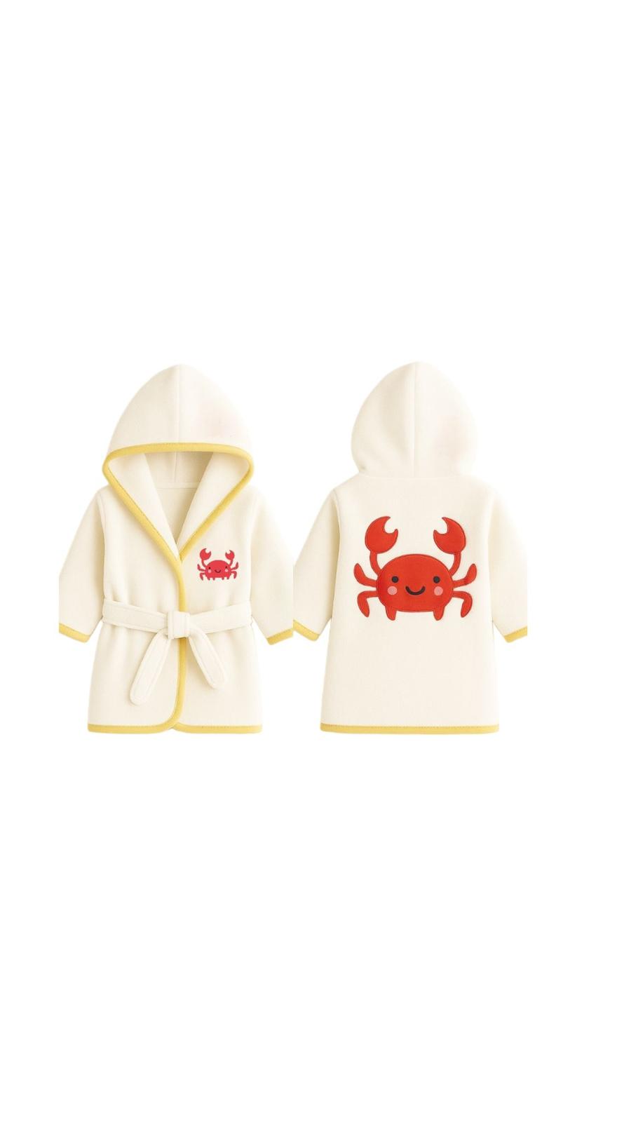 MERPAWW CRAB DOG BATHROBE