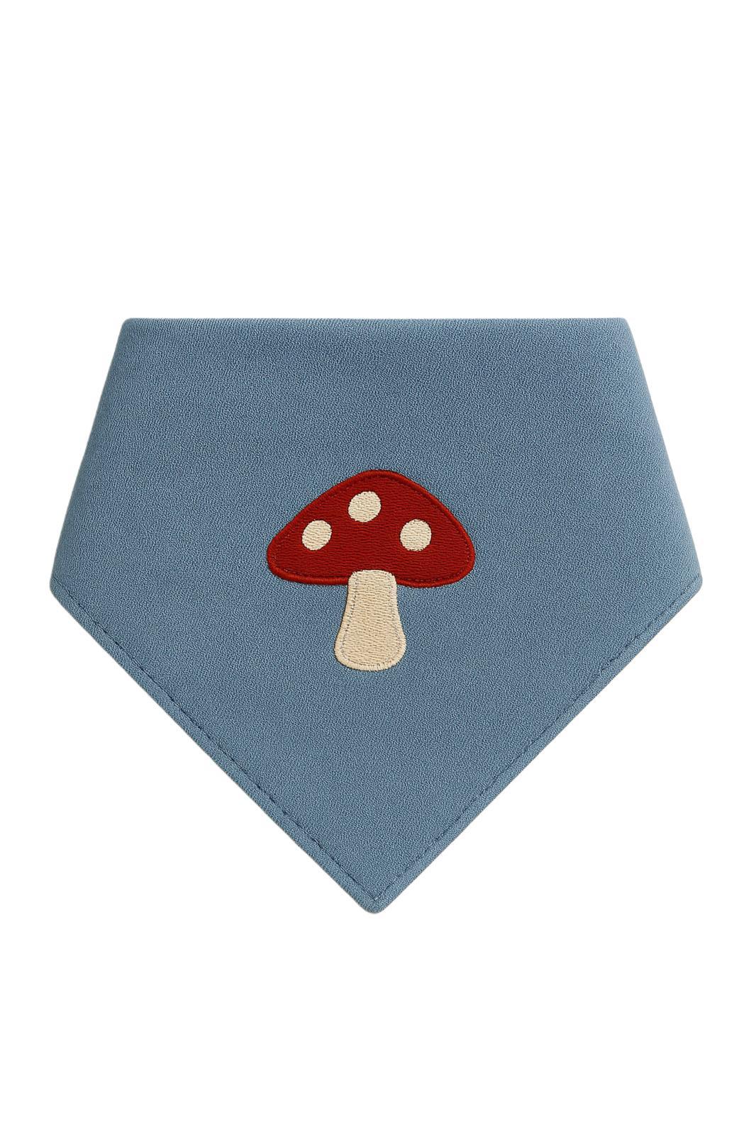 MERPAWW MUSHROOM DENIM DOG BANDANA