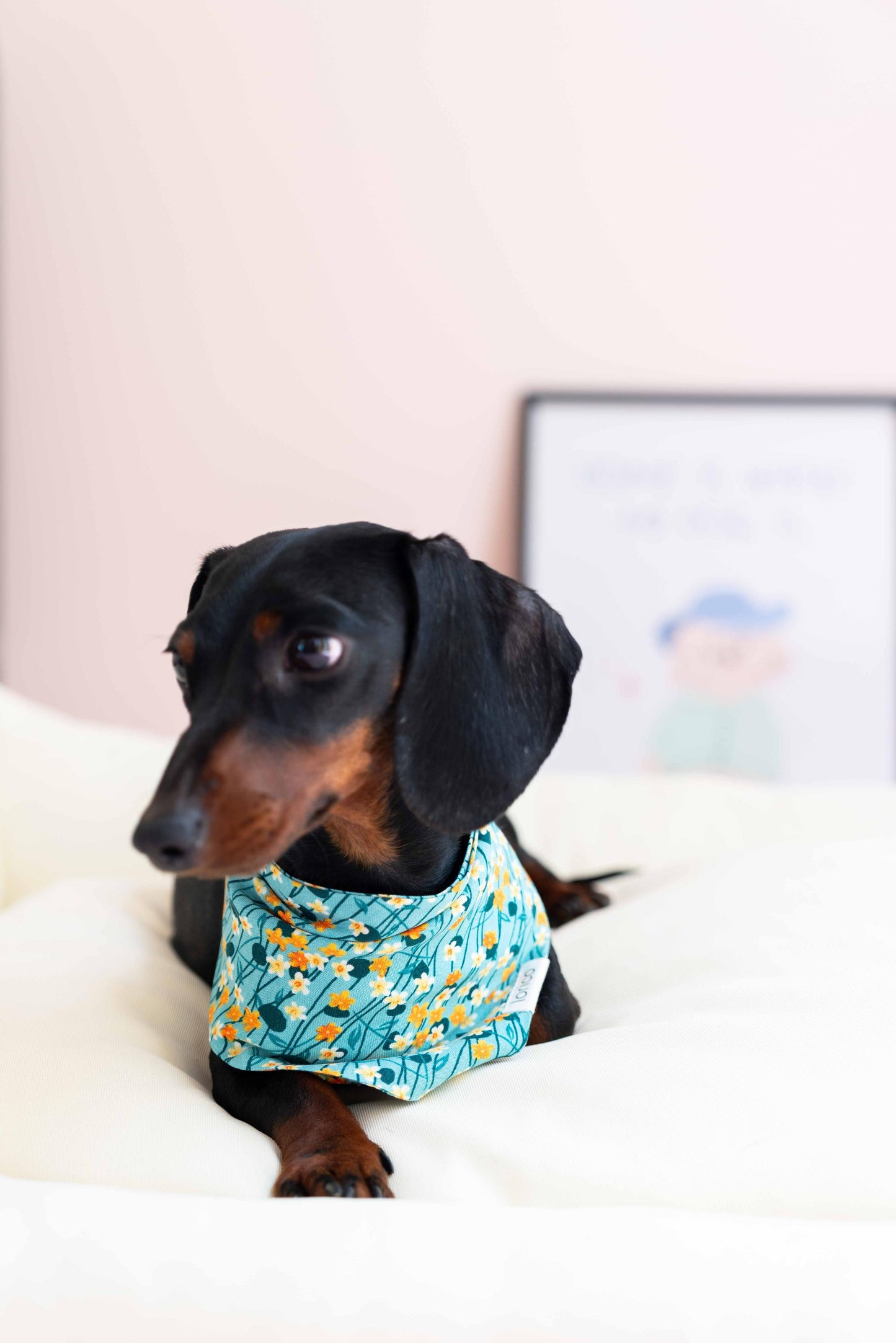 LORICO MINT FLORAL SCARF