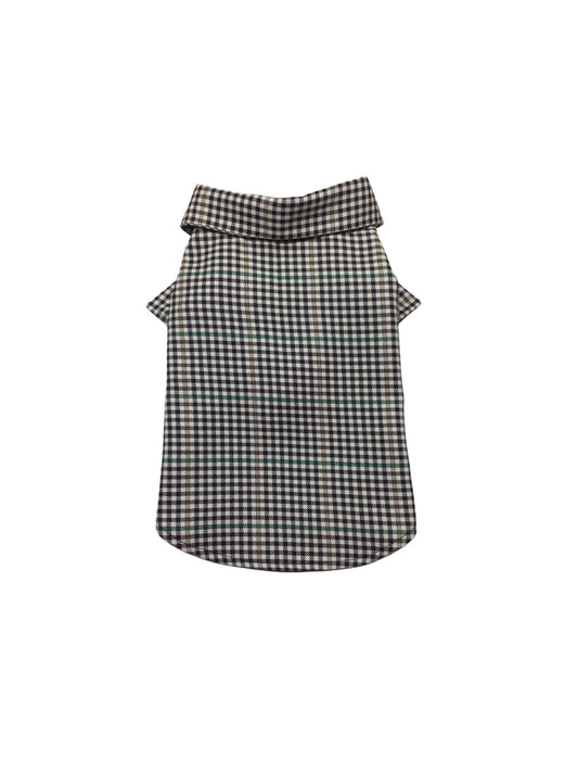 MERPAWW GREY PLAID DOG SHIRT
