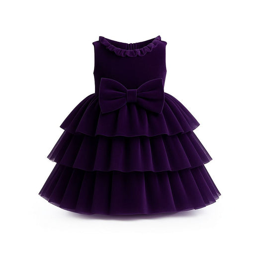 MERPAWW PURPLE FOLDED DOG DRESS