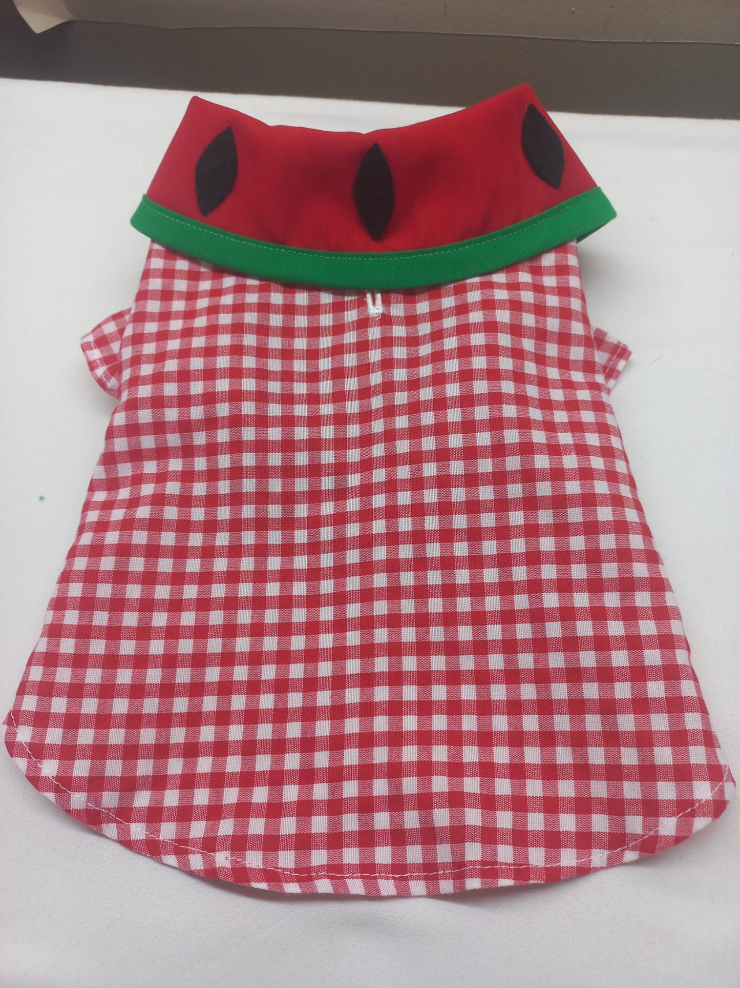 MERPAWW WATERMELON PLAID SHIRT