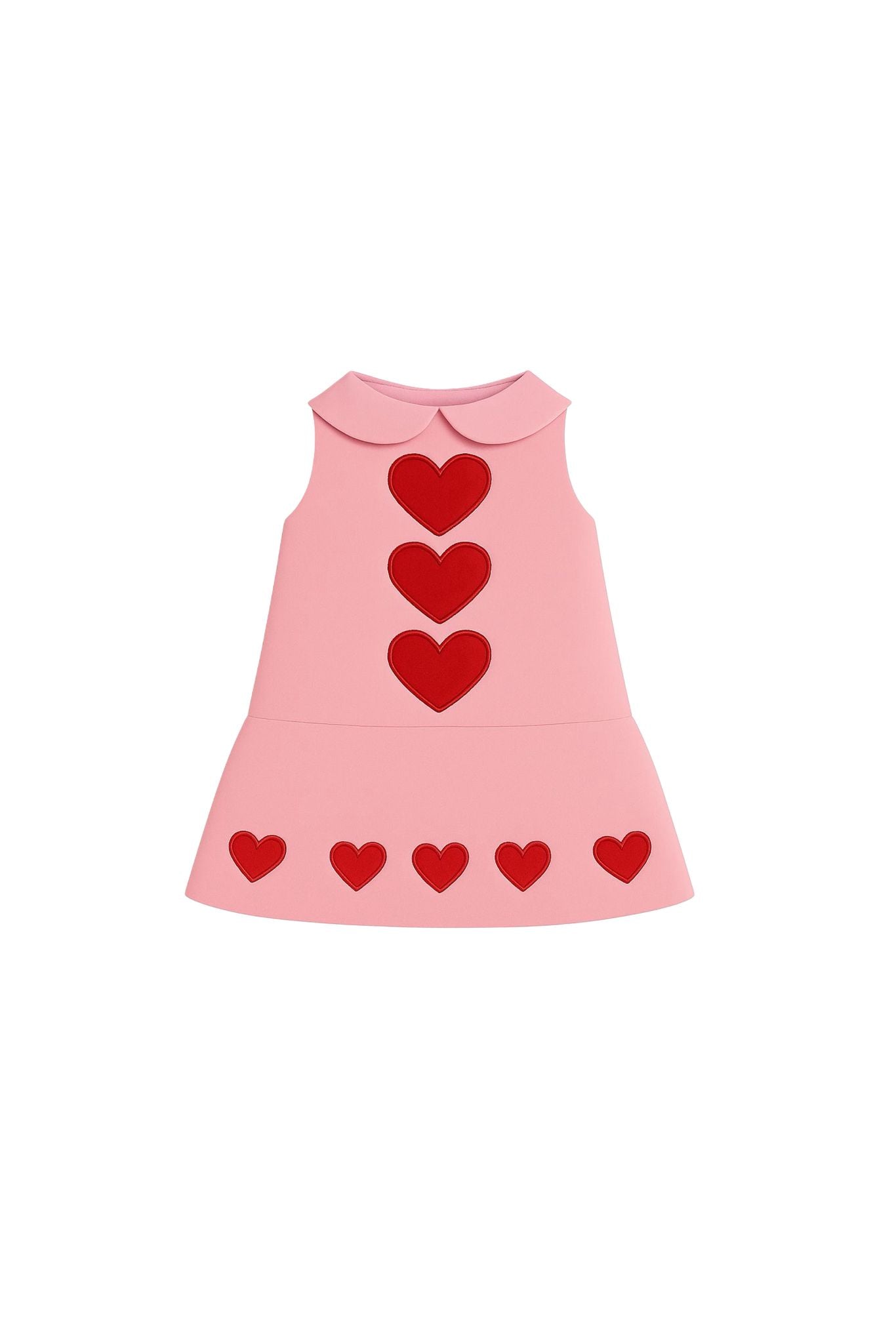 MERPAWW RED HEART PATTERNED DOG DRESS