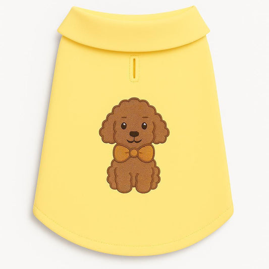 MERPAWW DOG EMBROIDERED YELLOW DOG SHIRT
