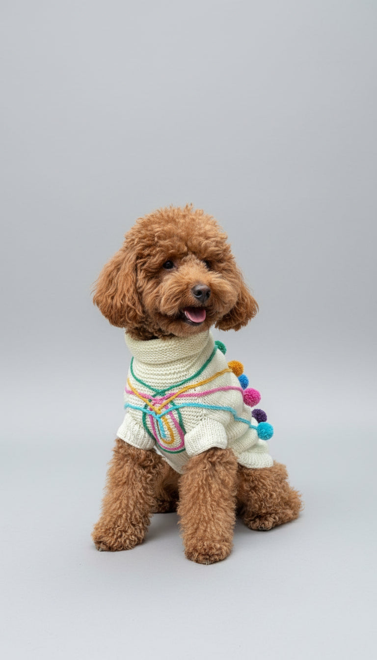 MY PETİT PAW PONPONLU KÖPEK KAZAK