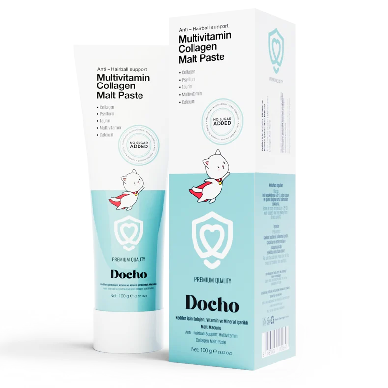 Docho Malt Cat Paste with Collagen, Vitamins and Minerals 100 GR